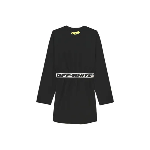 Off Белый черный Kids Платья
