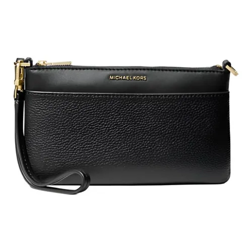 MICHAEL KORS Jet Set Кожаный Клатч Средний Женский Черный