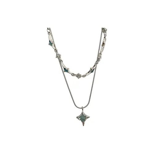 YOAR Медный капли масло ожерелья женские