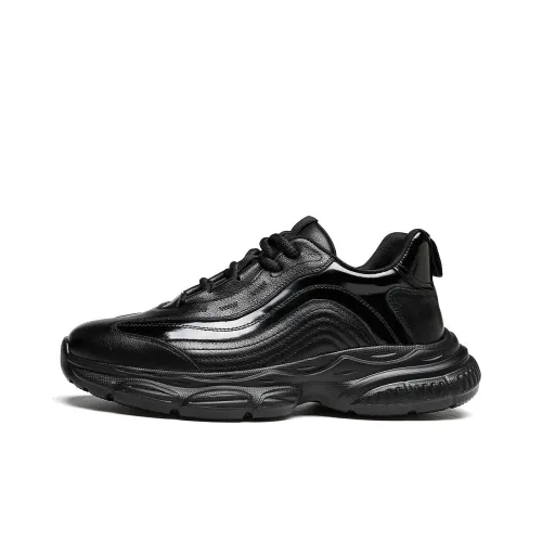 MILLIE'S Износостойкий и Легкий Низкий Топ Casual Мужской Черный