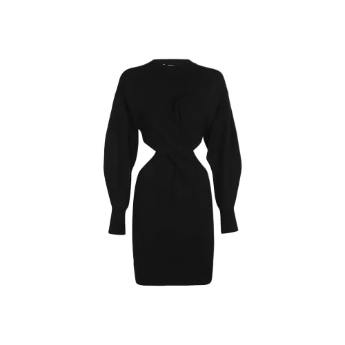 Alexander McQueen Длинное платье с длинными рукавами женское