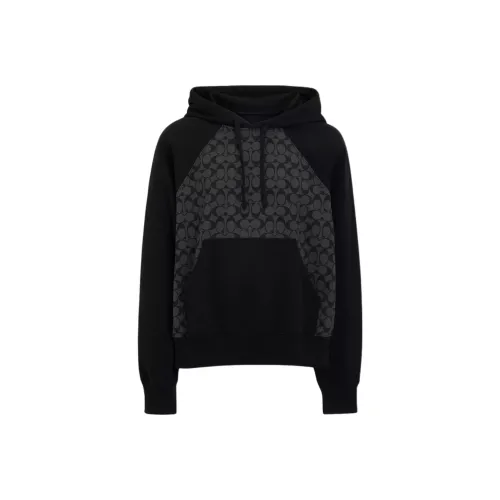 COACH Фирменный худи мужские черные