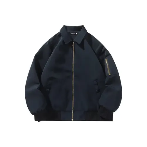 Clog Heel Темно-синие унисекс куртки