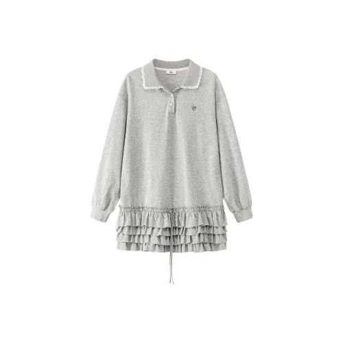 CHUU Длинное платье с длинными рукавами женское