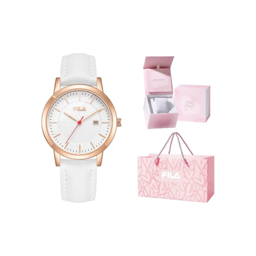 FILA Кварцевый механизм Женские часы 38mm*32mm*9mm Белый