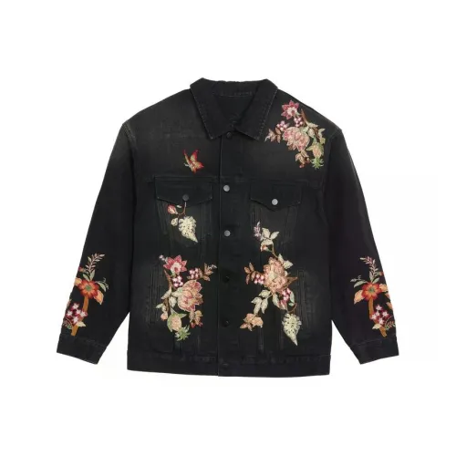 TCH Черный Унисекс Джинсовые куртки