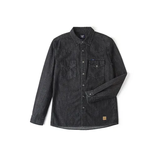 Lee Черные Мужские Джинсовые Куртки