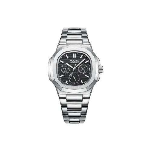 FAIRWHALE Кварцевый механизм металлический ремешок мужские часы черный циферблат