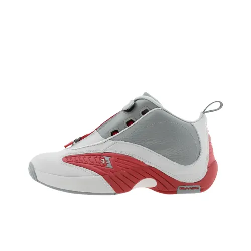 Reebok Answer4 Винтажные баскетбольные кроссовки Мужской Серый Красный