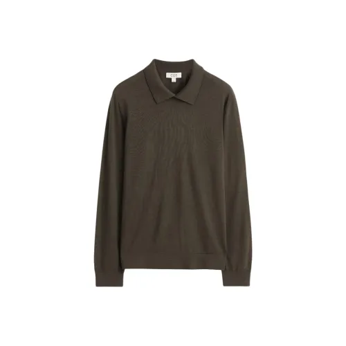 COS Темно-коричневый Мужской Свитеры