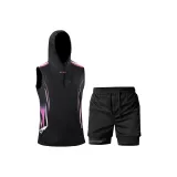 Чёрный/розовый