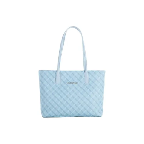 Valentino PVC Тоут Сумка Сумка для покупок Сумка Сумка через плечо Стандартная Женская Светло-синяя