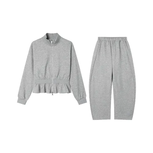 LOUISY AO Фотиния Серый + Фотиния Серый Женские Повседневные Комплекты