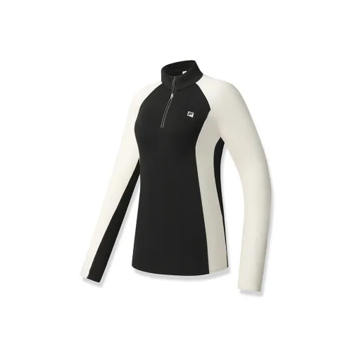 FILA Фитнес Темно-черные Женские T-рубашки