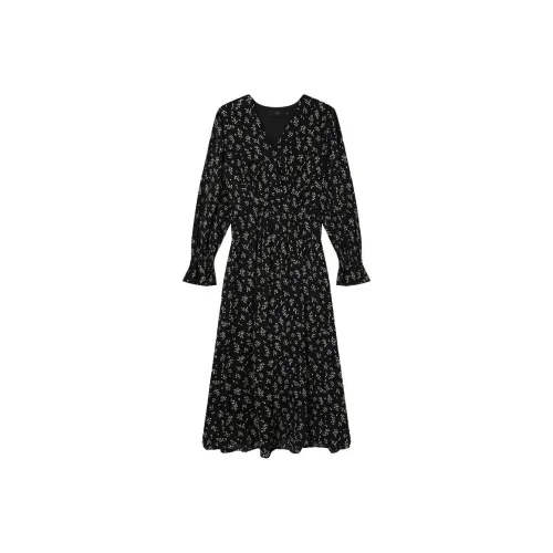 LOUISY AO Длинное платье с длинными рукавами женское