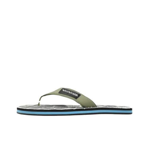 Balenciaga Шлепанцы Мужские Зеленые