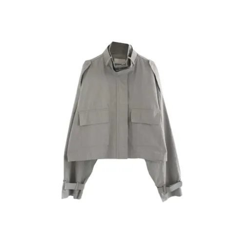 LOWEAR Velcro Карман Crop JUMPER Куртка Женские