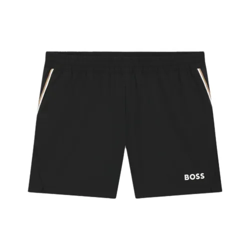 Hugo Boss Черные Мужские Спортивные Шорты