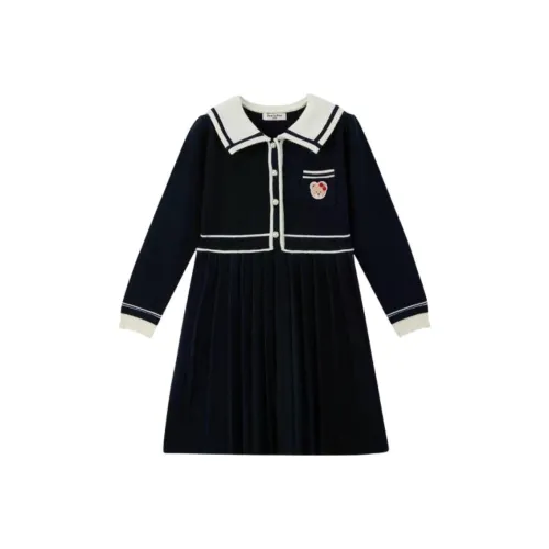PAW IN PAW Темно-синий Kids Платья