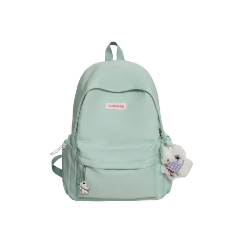 Tezimyt Нейлоновый рюкзак стандартный для подростков экрю черный светло-желтый светло-зеленый светло-синий