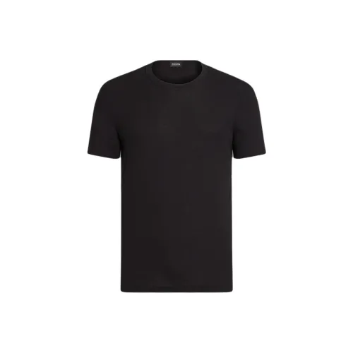Ermenegildo Zegna Черные Мужские T-Рубашки