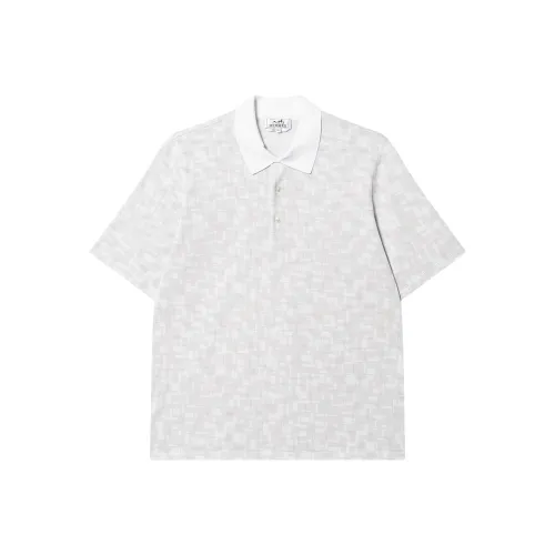 HERMES SS25 Поло Мужское Белое