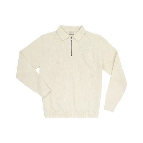 ZINGCHEN Белый Мужской Свитера