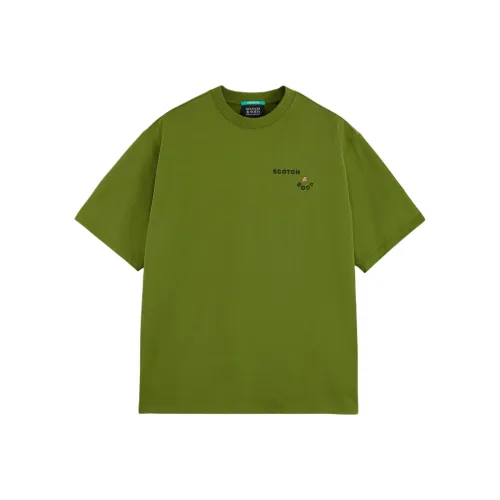 Scotch Soda Зеленая Калла Мужская T-Рубашка