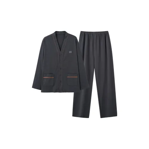 Pretty lady Черный Серый Цвет Мужской Пижамный Комплект