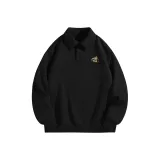 [Универсальный Индивидуальный] Черный (Логотип на груди "История у костра")