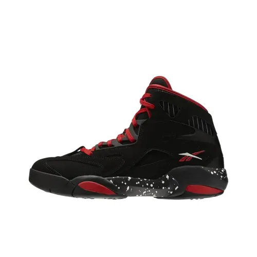 Reebok Винтажные баскетбольные кроссовки Мужской Черный Красный