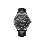 [Черный Большой Циферблат часов Черный Ремень]6634-002