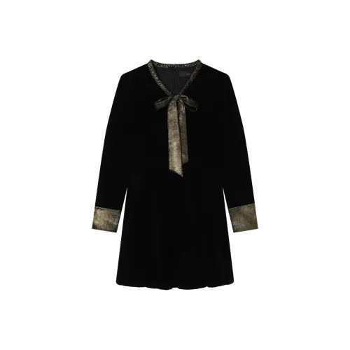 LOUISY AO Длинное платье с длинными рукавами женское