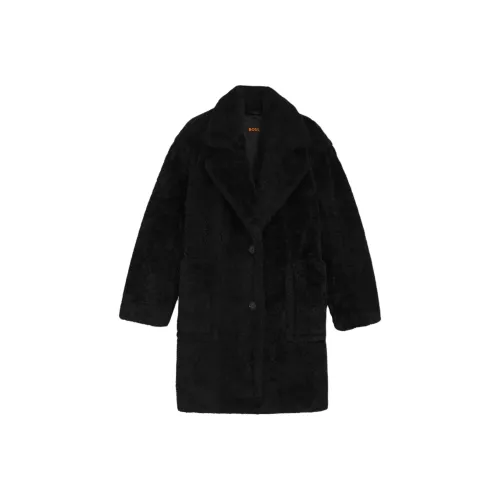 Hugo Boss Черное Женское Пальто