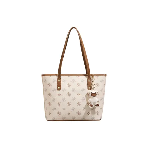 SMILE FOCUS Кожа Тоут Сумка Сумка через плечо Стандартная Женская Орех Абрикос