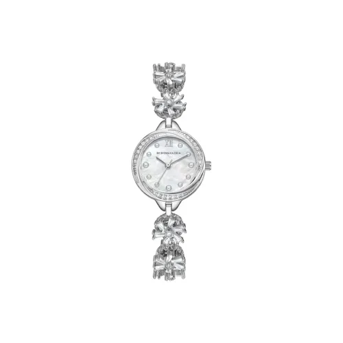 BCBGMAXAZRIA Наручные часы Кварцевый механизм Стальной Медный Ремешок Жемчужная раковина Циферблат Цвет Женские часы