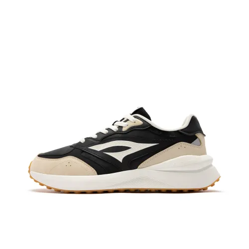 QIAODAN Slip-resistant Abrasion-resistant Low Top Casual Men's Black Cedar Wood QIAODAN Противоскользящий Устойчивый к истиранию Низкий Топ Повседневный Мужской Черный Цедр Дерево