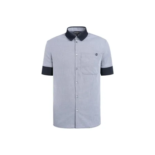 EMPORIO ARMANI Рубашка Мужская Темно-Серый