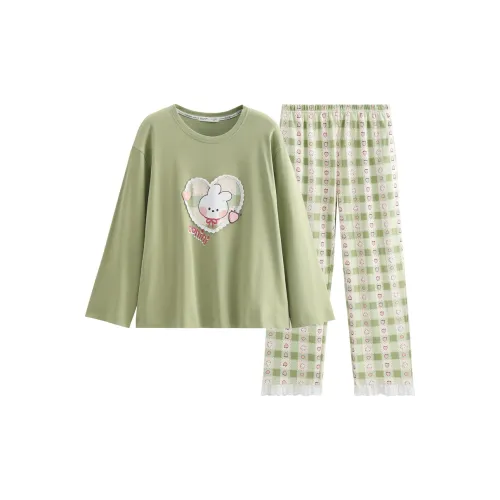 FENTENG Brown Bear Pajama Set Women's