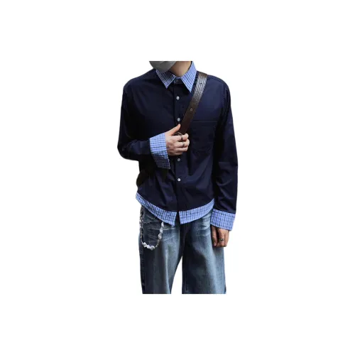 ZIAREL Синий Унисекс Рубашки