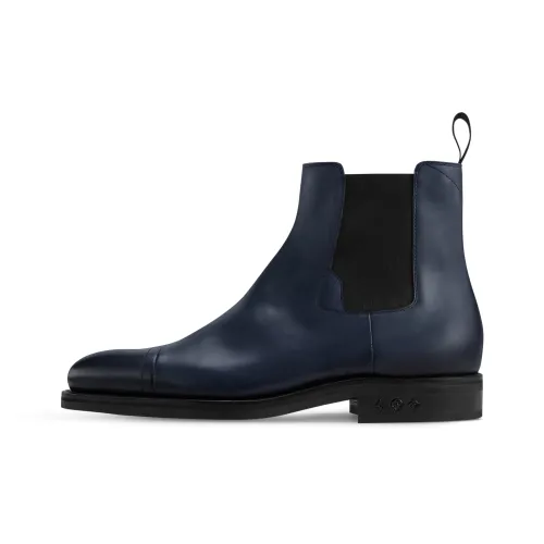 LOUIS VUITTON Varenne Ankle Chelsea Boots Мужские Синие