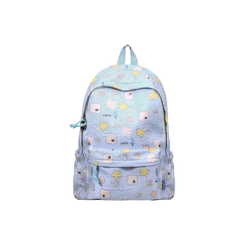 PULEWEI Nylon Backpack Large Women's Multicolor