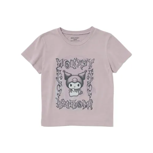 MOUSSY collaboration x Kuromi Collaboration Стандартная T-рубашка Женская