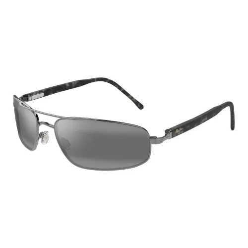 Maui Jim Металл Aviator Солнцезащитные очки Мужские Серые