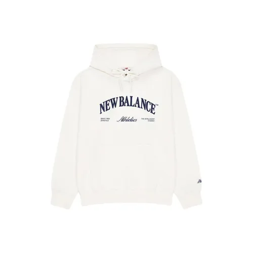 New Balance Слоновая кость Женские Свитшоты