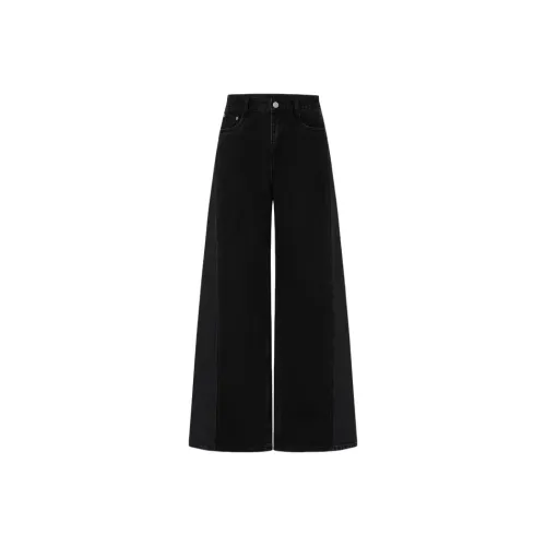 MO CO Denim Черные Женские Джинсы