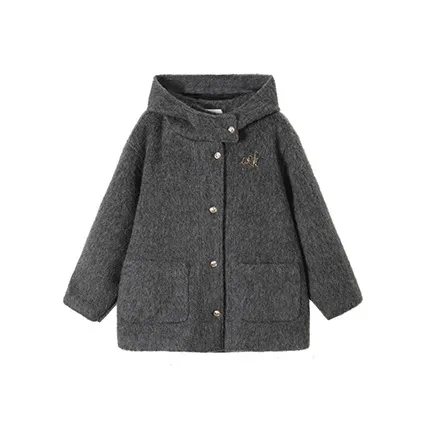 PLAY BUSH Серый Женский Пальто