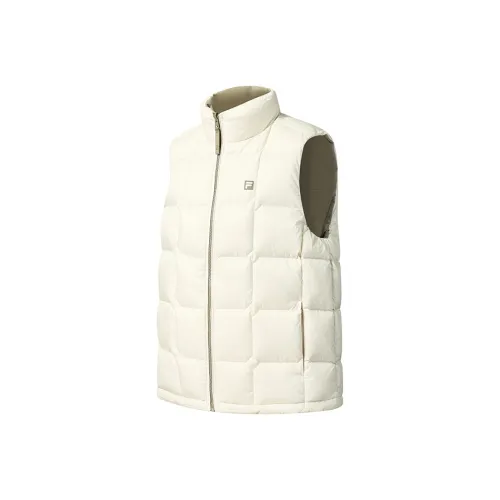 FILA Фитнес Пуховый жилет Унисекс Облачный белый