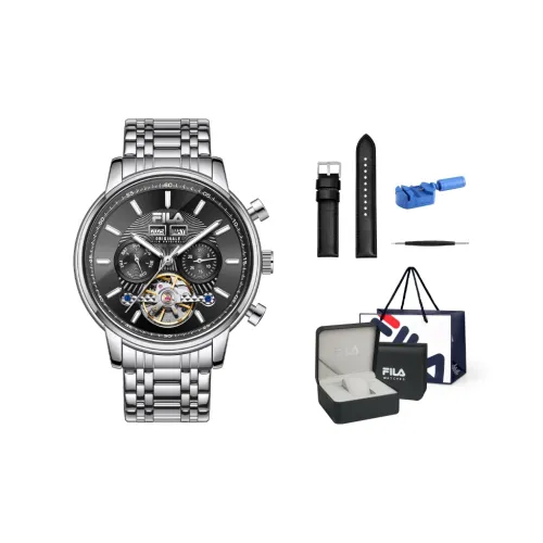 FILA Classic Collection Наручные часы Механический механизм Черный циферблат Мужские часы