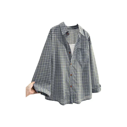 SIBAISHE Синий Женские Рубашки